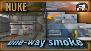 NUKE: Heaven retake nades (one-way bug smoke) | CS afap