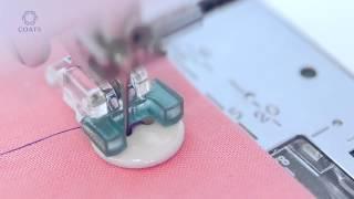 Learn How To Machine Sew a Flat Button   Sewing Beginner   German