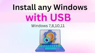 How to Install Windows from USB | Install Windows 11, 10, 8 , 7 | Geek Studio Inc