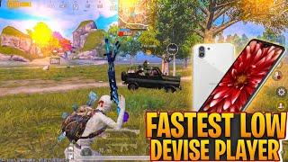 FASTEST LOW DEVICE PLAYER IN PUBG️AQUOS R2 PUBG TEST