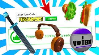 ALL *9* NEW ROBLOX PROMO CODES ON ROBLOX 2021! Roblox Promo Codes (February 2021)