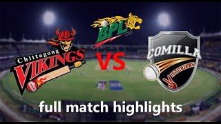 BPL Chittagong vikings vs Comilla victorians Highlights