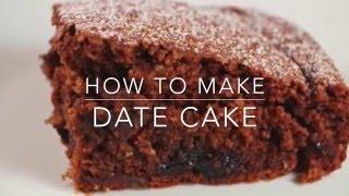 Date Cake Recipe