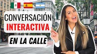 Interactive SPANISH CONVERSATION Practice to Improve your Speaking Skills | Conversación en español