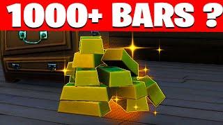 *100%* How To Collect 1000+ Gold Bars Per Game in fortnite - Fast method