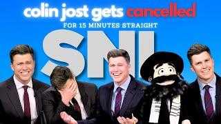 Colin Jost Gets CANCELLED For 15 MINUTES Straight