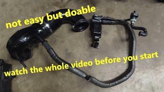 Mercedes Metris 2.0L Turbo how to PCV oil air separator