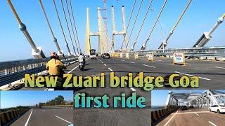 New Zuari bridge Goa first ride