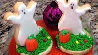 3D Halloween Ghost Cookies (How To)