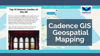 Cadence GIS Geospatial Mapping Castle Example