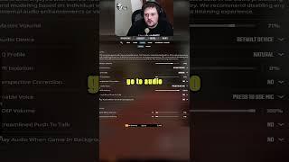 How to fix CS2 audio #shorts