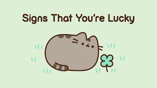 Pusheen: Signs That You're Lucky