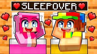 Johnny and Daisy SLEEPOVER in Minecraft!