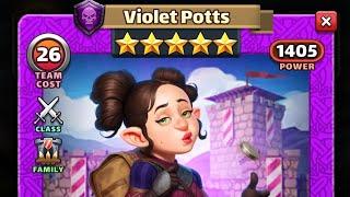 Empires & Puzzles Violet Potts the most unnasuming little GG Is she good or a bit of a coin toss?.