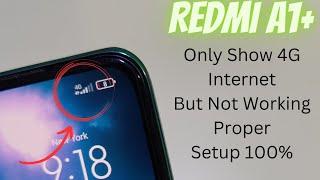 Redmi A1+ Slow Internet Setup | Fix Internet Redmi A1 After System Update