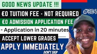 Tuition Free, No Application Fee, Lower Grades, HND, No IELTS, How to apply, Jena, Migrate to Europe