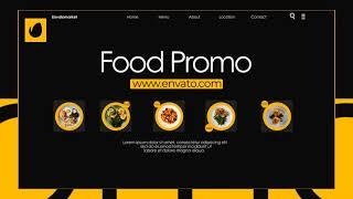 Food Product Promo | Adobe Premiere Pro Template