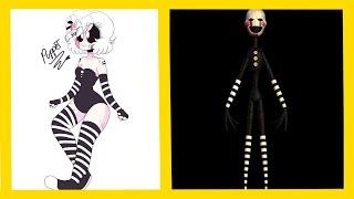 Five Nights at Freddy's: Sister Location Characters As Human ▶ MY Styles Challenge ALEXA BAYCA
