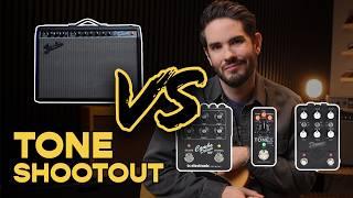 Tube Amp vs Amp Sims | Tone Shootout | Real Deluxe Reverb vs UA Dream, TC Combo Deluxe 65, and Tonex