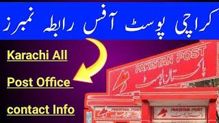 Karachi post office contact numbers