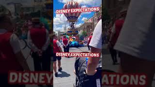 Disney Expectation vs. Reality #shorts #disney #disneyparade