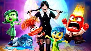 Wednesday Addams Was Kidnapped by Emotions! Inside Out 2 in Real Life!