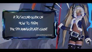 [PSO2 NGS Farming Guide] How to Farm the 9th Anniversary Event!