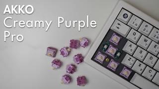 Budget Tactile King?! | Akko Creamy Purple Pro Review