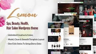 Lemon | Spa & Beauty Responsive Multi-Purpose WordPress Theme | Themeforest Website Templates and