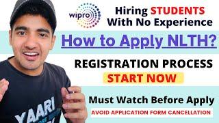 Wipro NLTH Registration 2021 | Wipro Recuirtment Online Process | Elite National Talent Hunt 2021