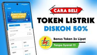 Cara Beli Token Listrik Diskon 50% Lewat DANA / GoPay / Shopee / OVO