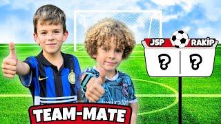 ÖMER EYMEN İLE YUSUF EMRE 2 YE 2 FUTBOL MAÇINA ÇIKIYOR | JUNIOR SOCCER PLAYERS