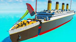 Giant Spinning Axe vs Ships | Teardown
