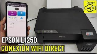 Cómo Configurar Conexión WIFI DIRECT Impresora EPSON L1250/Paso a Paso.