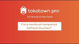 Tokotown Pro - Cara membuat kampanya GoFood Voucher?