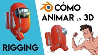 Cómo ANIMAR un PERSONAJE en 3D - TUTORIAL para PRINCIPIANTES - BLENDER + 