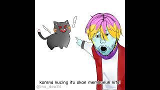 kucing sapi? ib: ig#art #memes #minecraft #beaconcream #animation #moend #mefelz #ytmci