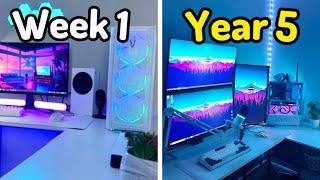 5 Year Gaming Setup Transformation!!!