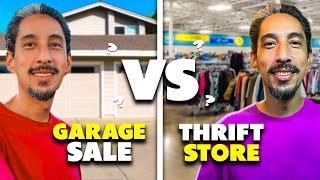 Garage Sales Vs Thrift Stores, Which is Better?