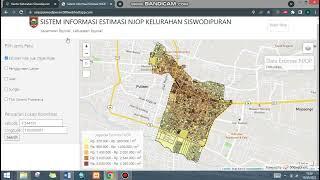 Demo WebGIS Sistem Informasi Estimasi NJOP