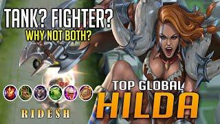 Fighter Tank Hilda Best Build 2020 | Gameplay by Top 1 Global Hilda - RIDESH | Mobile Legends