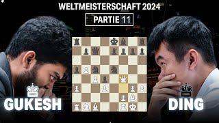 Chaos in Partie 11: Gukesh vs. Ding - Wer übernimmt die Führung?