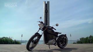Электрический мотоцикл ИЖ-49 в ретро-стилистике
