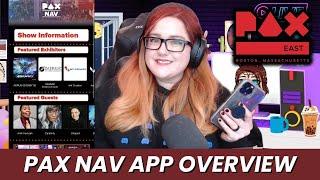 PAX Nav App Overview - PAX East 2024