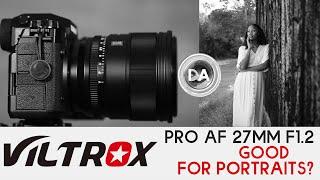 Is the Viltrox Pro AF 27mm F1.2 a Good Portrait Option? | Portrait Session on X-H2