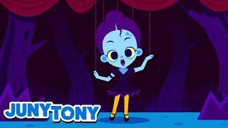 Zombie Ballerina 🩰| Happy Halloween  | Halloween Songs for Kids | JunyTony