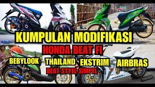 KUMPULAN MODIFIKASI BEAT FI BEBYLOOK || MODIFIKASI MOTOR HONDA BEAT FI TERBARU