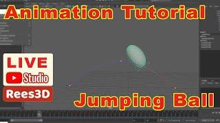 Maya Animation Tutorial - Jumping Ball Rees3D.com