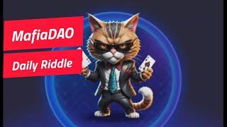 MafiaDAO Daily Riddle Today 25 Sep | Daily Combo Mafia DAO