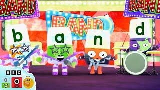  Back to School Battle of the Bands  | Learn to Read and Write | @officialalphablocks